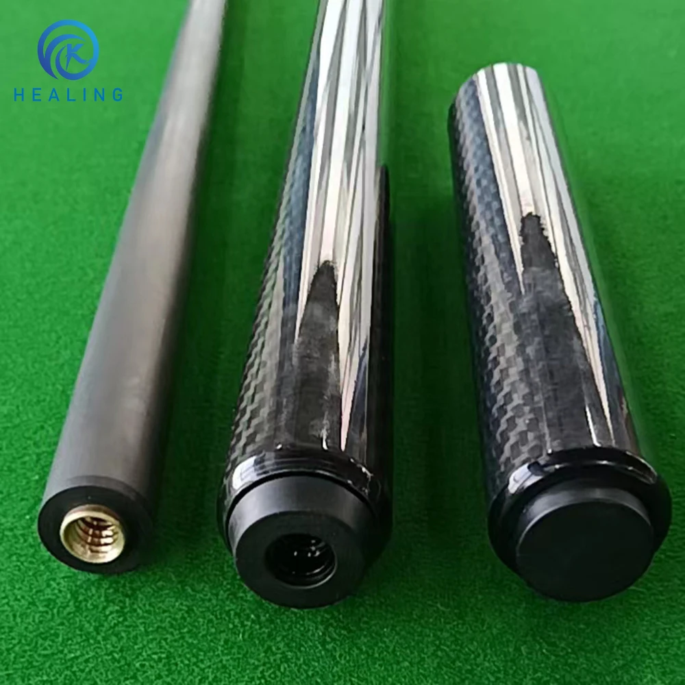 OKHAELING-Carbon Shaft Stick Play Cue, 3K Plain Shaft, Unilock Joint Accept, Customized Billiard Break Cue, Hot New