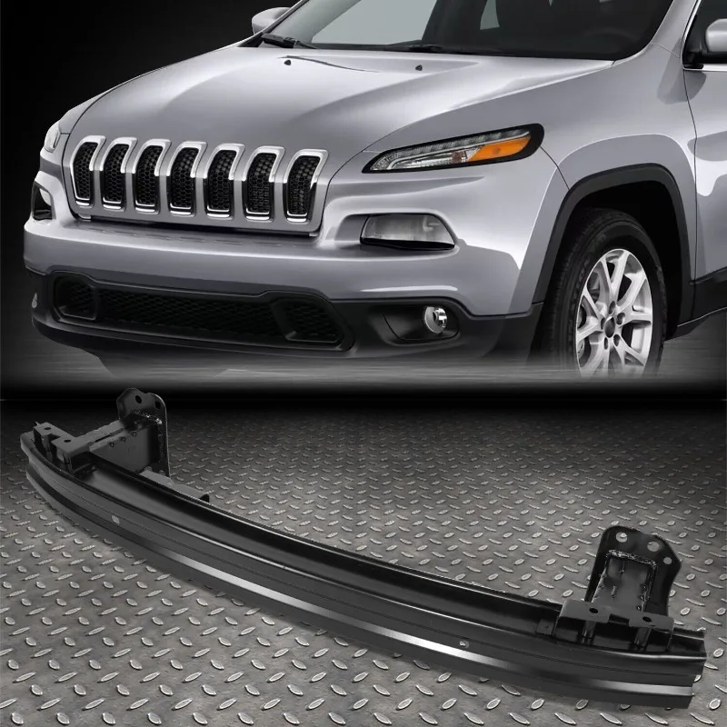 US For 2014 2015 2016 2017 2018 Jeep Cherokee w/ Tow Hook OE Style Bumper Reinforcement Impact Bar