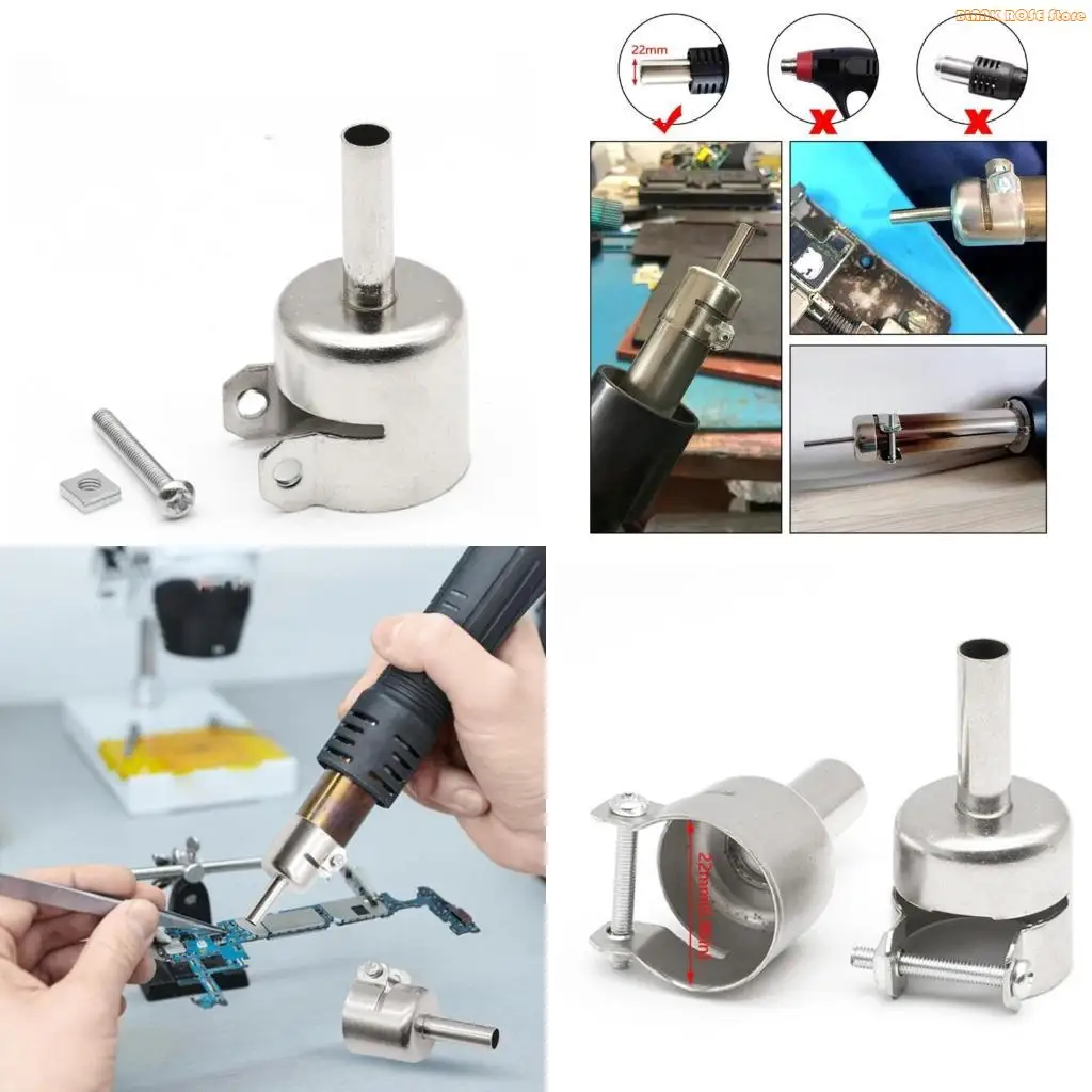 

K1AE Heat Guns Nozzles,8pcs/Pack Suitable for Many Kinds of Hot Air Soldering Station
