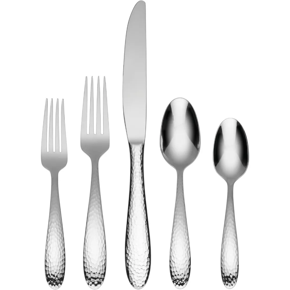 

Oneida Reyna 45-Piece Flatware Set for Everyday Use, Serving 8 People