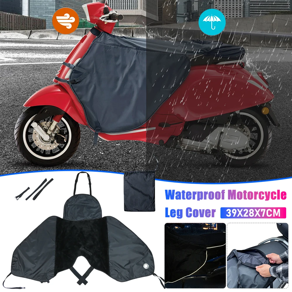 Winter Motorcycle Leg Cover Knee Warmer Blanket Waterproof Knee Quilt Windproof Motorbike Cover For Rainy Day  Motorcycle Parts