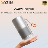 XGIMI Play6e DLP 1080P PTZ Mini projektor Przenośny projektor Full HD do kina domowego Camping 4K z baterią Android Smart TV
