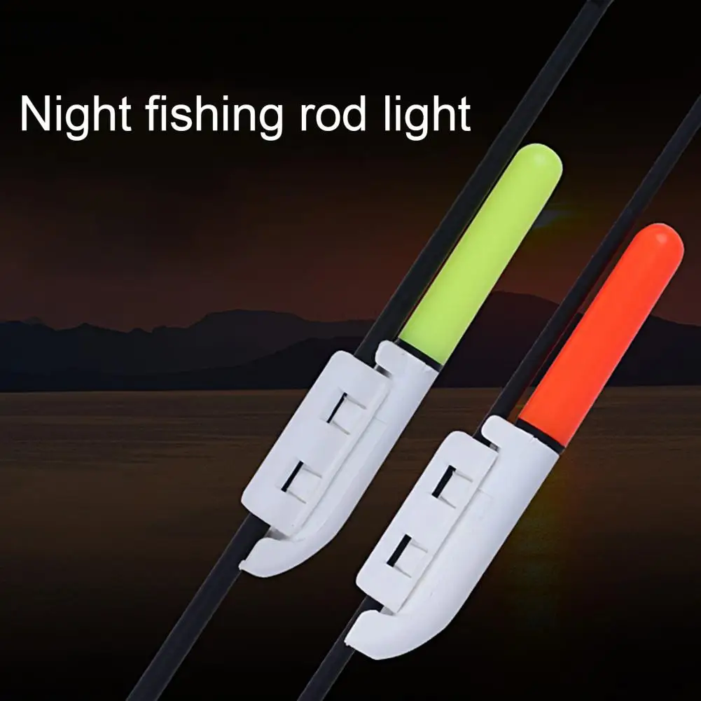 Strike Rod Light Waterproof Led Fishing Rod Tip Light Set for Night Fishing Strike Glow Stick Bite Alarm Pole Lamp Accessories