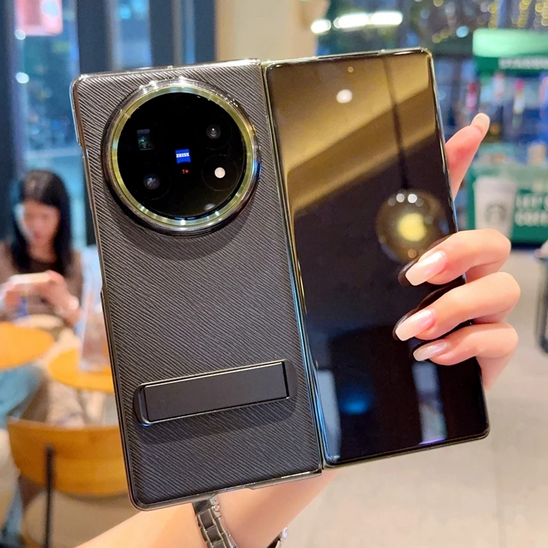 

Чехол для X Fold 5 X Fold 3 Pro с кронштейном Ice Ripple, жесткий противоударный чехол для мобильного телефона