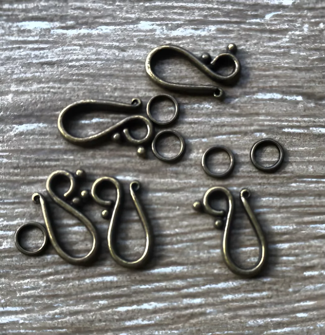 

15set 20.8x13.5mm Alloy metal antiqued copper toggle clasps HWYC0013