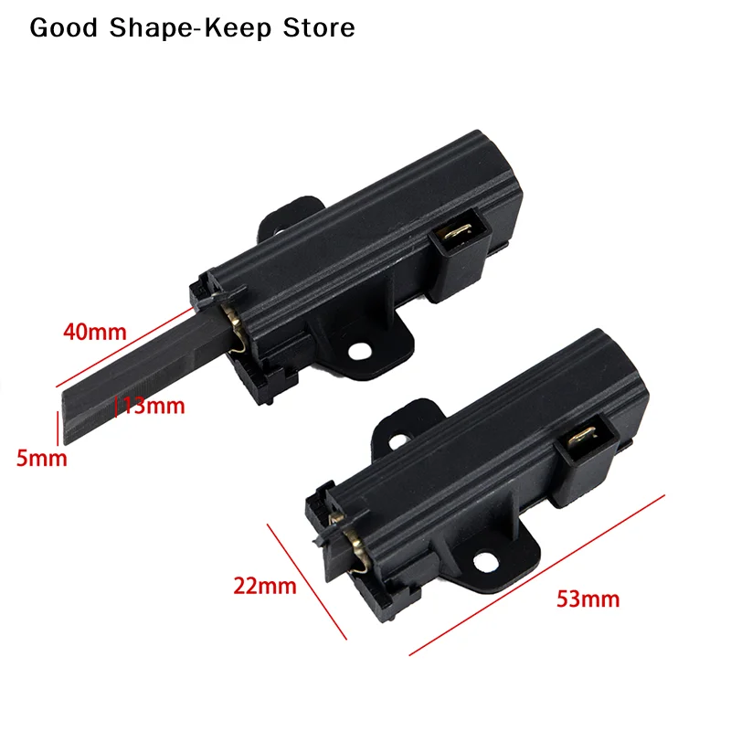 dailyWashing Machine Sole Motor Carbon Brush For Electrolux AEG 4006020152 5*13*35mm Washing machine carbon brush holder