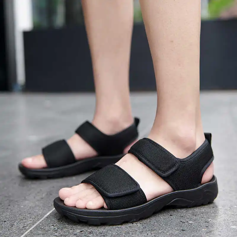 

Нескользящие дизайнерские кроссовки с ремешком, терапевтическая мужская модная оптовая обувь, мужская спортивная обувь с широкой стопой, доступная цена