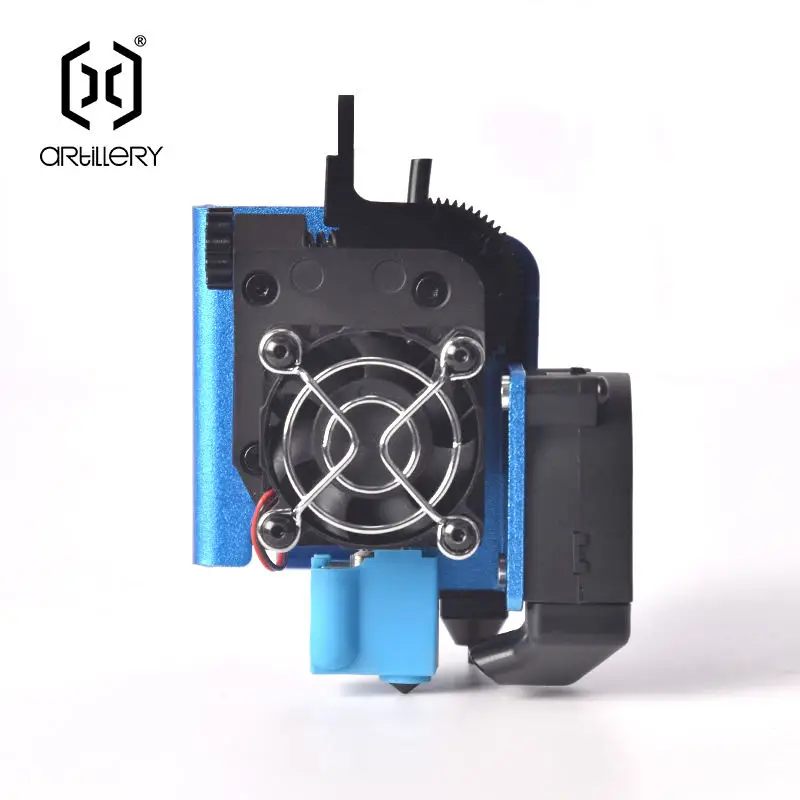 3d printer new metal SidewinderX2/GeniusPro upgraded extruder, black steel nozzle, high temperature resistance, metal throat, we