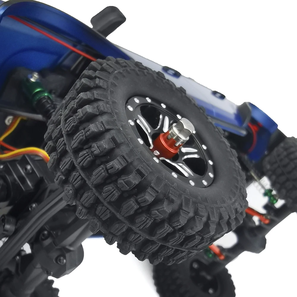 AXSPEED Aluminum Wheel Nuts Cap Locking Hubs for 1/24 RC Crawler Car Axial SCX24 AXI00005 90081 AX100002 AXI00001 AXI00006 Part