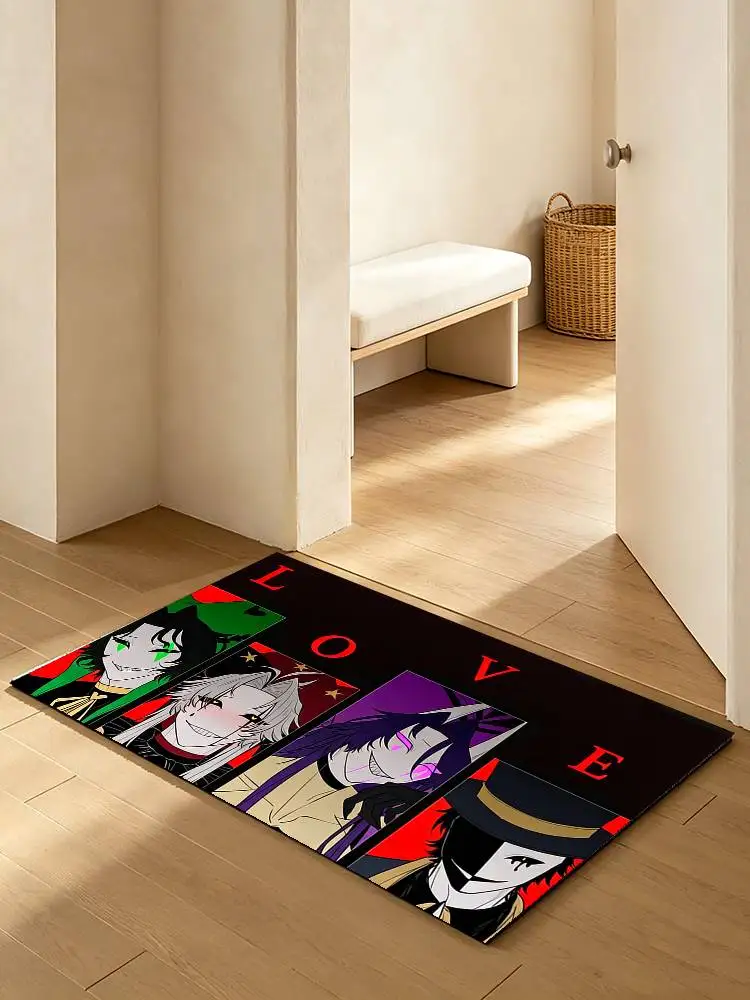 Dark Carnival T-The Freak Circus Pierrot Soft Absorbent Decorative Floor Mat for Bathroom Entryway Living Room