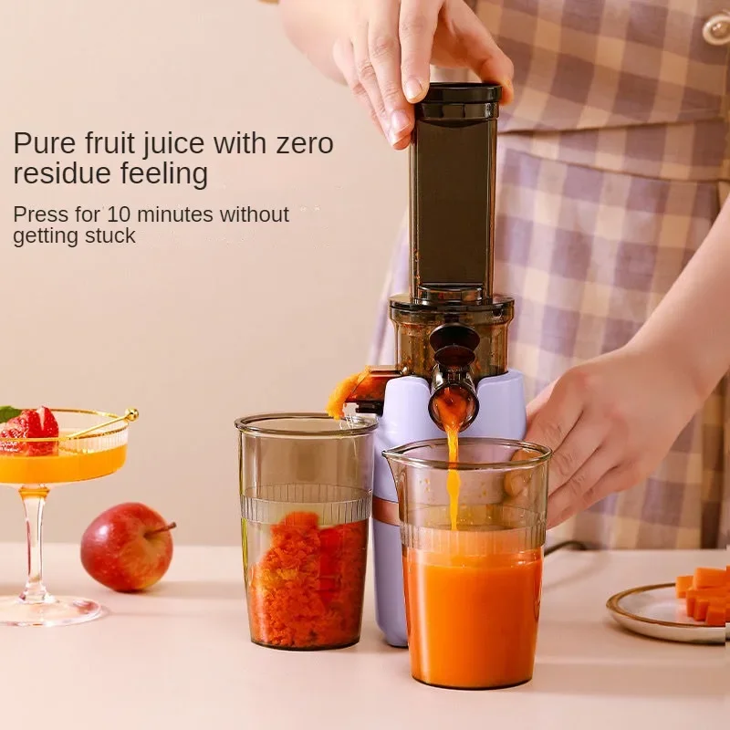 Juice Machine Automatic 500-800ml Food Grade Material Slag Juice Separation No Jamming Multi-function Juice Extractor