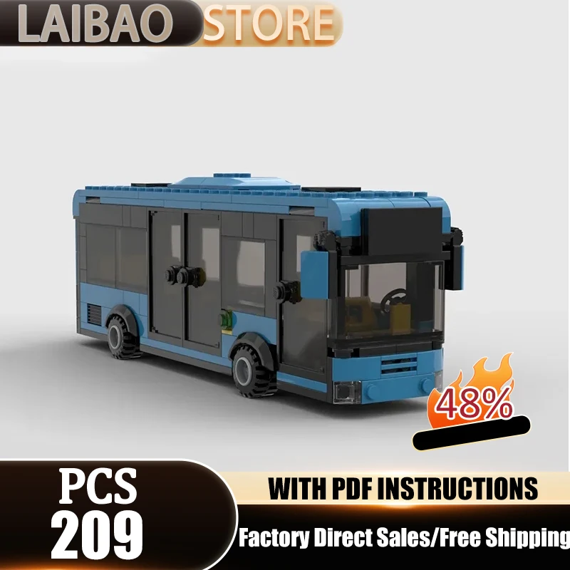 

Модель городского транспортного средства: конструктор-автобус из серии 60335, модульные блоки Model Technology, рождественские игрушки, наборы для самостоятельной сборки, подарки