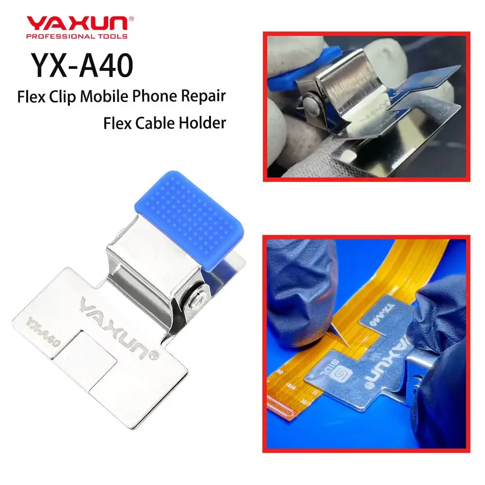 YAXUN YX-A40 Flex Cable Holder Soldering Heat Control Stable Fixing Professional Phone Repair Accessory
