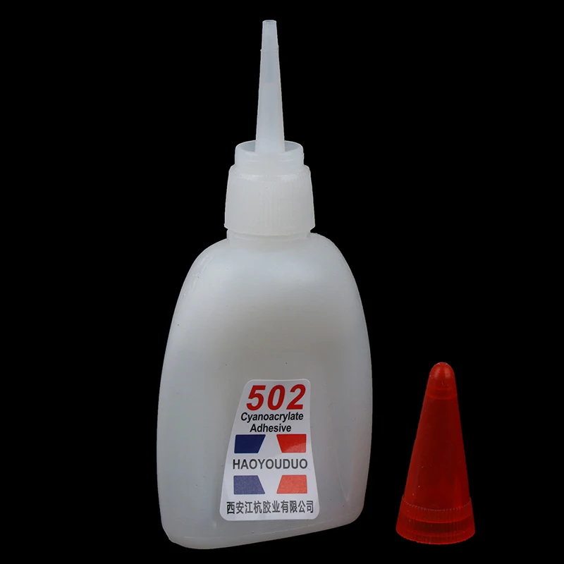 

1Pc 502 Strong Glue Instant Quick Dry Cyanoacrylate Strong Adhesive Quick Bond Leather Rubber Metal Repair Tool Office Supplies