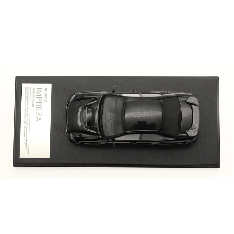 Modelo de coche de alta simulación 1:43 para IMPREZA WRX STi 2001, vehículo de resina, juguetes de colección, regalo