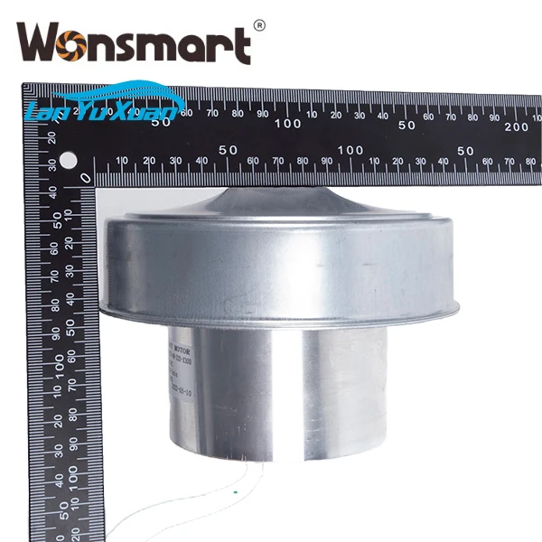 

High-Pressure 130mm Radial Dust Electric Motor Centrifugal Fan DC Blower Exhaust Inspirator Breathing Apparatus with driver