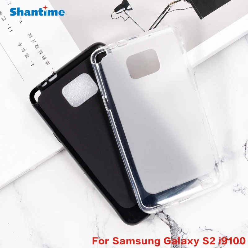 Case for Samsung Galaxy S2 i9100 TPU Shockproof Rubber Cover Protective Bumper Flexible Shell for Samsung Galaxy S2 i9100