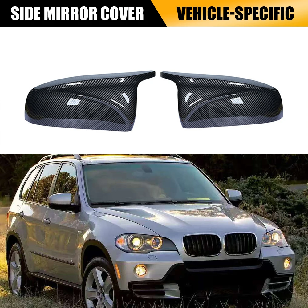 

Для BMW X5 X6 E70 E71 2006-2014 гг., крышка зеркала из углеродного волокна, крышка корпуса, аксессуары для внешнего стиля