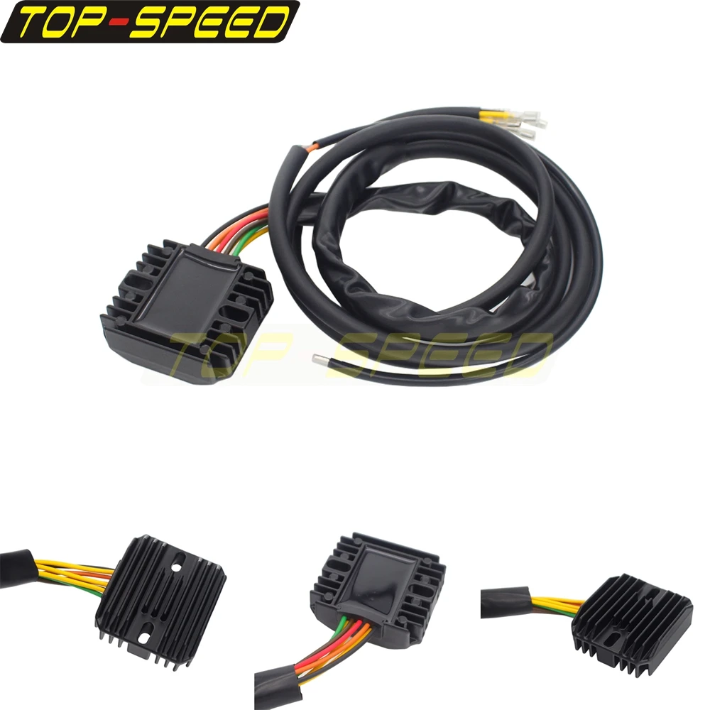 منظم المولد الأسود للدراجات النارية/المعدل لـ Moto Guzzi V35 BMW دراجة عادية R100 R90S R80ST R75/6 R65 R60/6 1977 1978