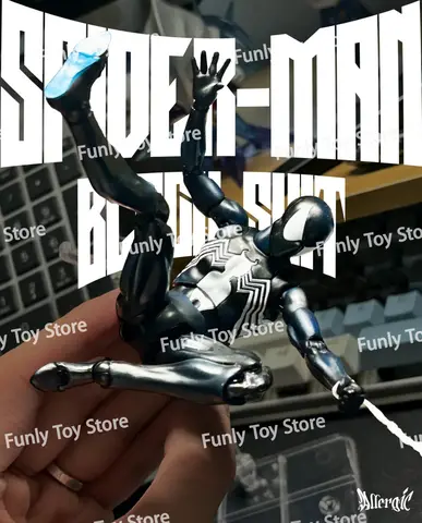 10 best sales svart kostym spiderman actionfigur - №3