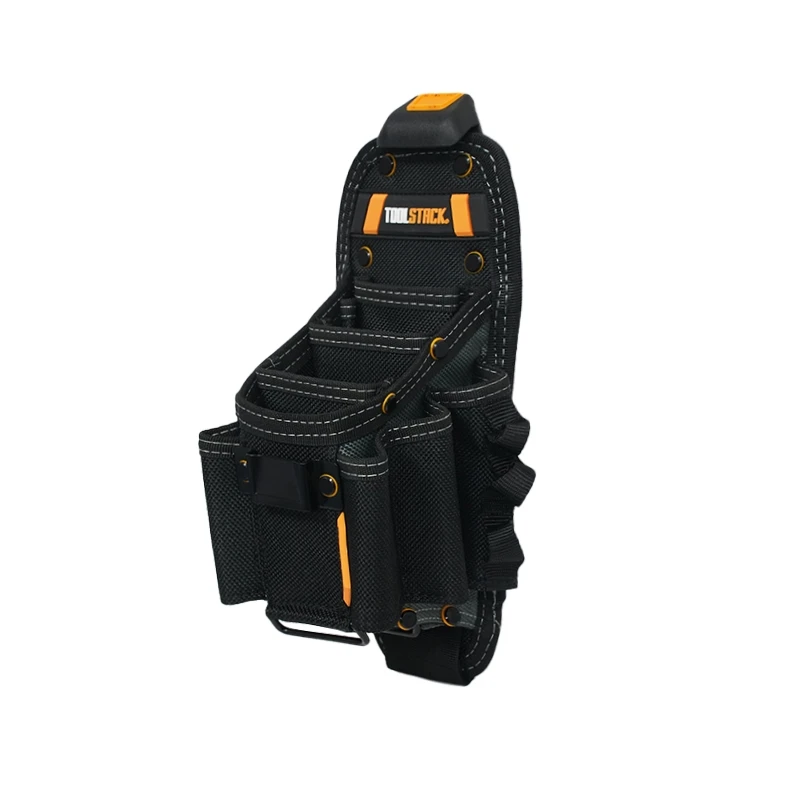 TOOLSTACK Mini Electrician's Pouch High Quality Oxford Durable Tools Storage Bag Quick-Hook Small Waist Toolkit Work Package
