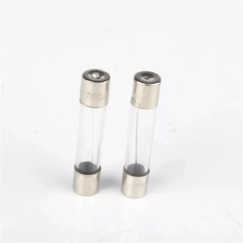 25pcs Veloce Colpo Rapido Tubo di Vetro Fusibili Fusibile 5x2 0/6x30mm 0.1A 0.2A 0.5A 1A 2A 2.5A 3A3.15A 4A 5A 8A 10A 15A 20A 30A 250V