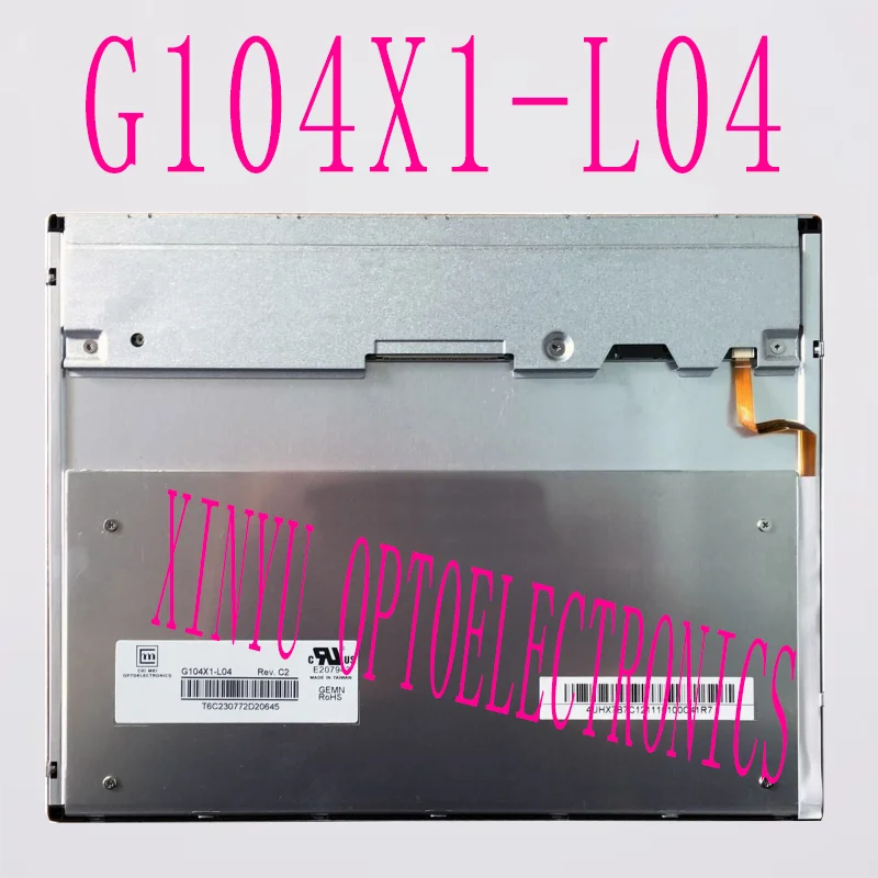 

Оригинальная ЖК-панель Innolux класса A, 10,4 дюйма, G104X1-L04, промышленный дисплей, тестовая плата контроллера VGA, сенсорный экран