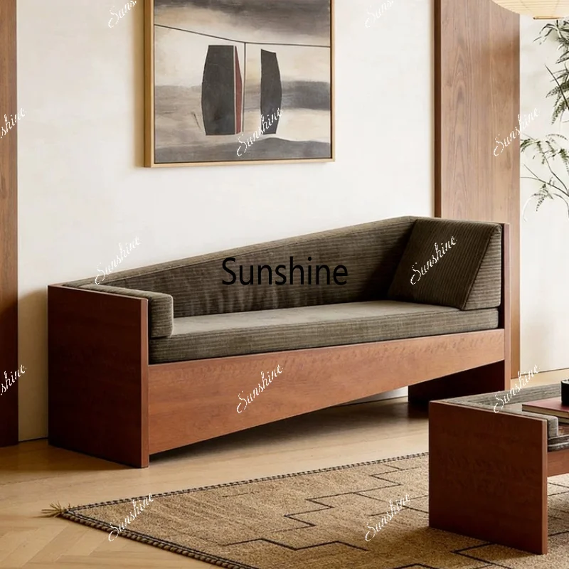 Medieval style hotel clubhouse special-shaped irregular sofa meeting guest sitting area bench