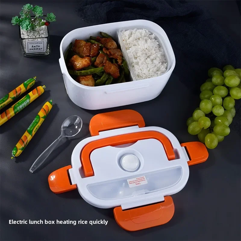 Electric lunch box thermal insulation heating lunch box self-heating car portable pluggable rechargeable bento box household