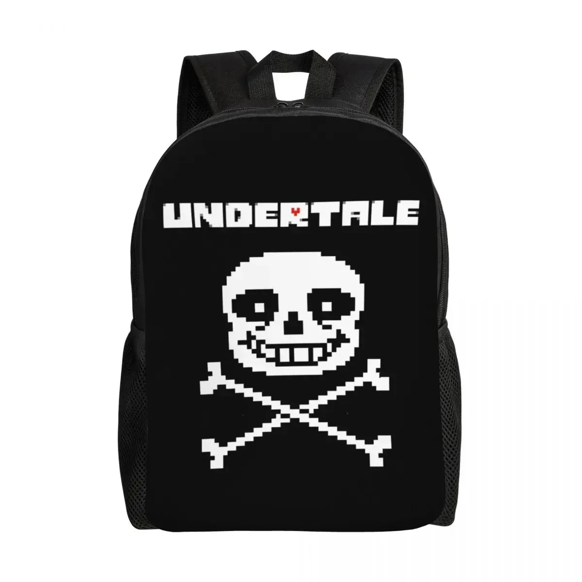 

Customized Undertale Jolly Roger Skull Backpacks Women Men Casual Bookbag for School College Sans Bags