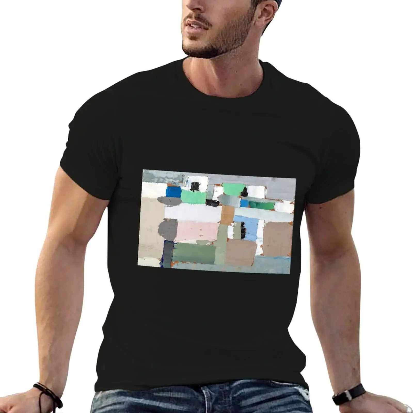 

Nicolas de Stael, 1914-1955 Russia Nicolas de Stal Abstract Art T-Shirt customizeds men t shirts
