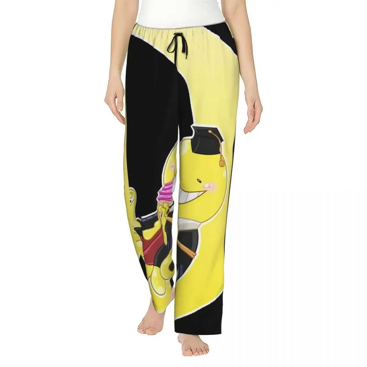 

Женские пижамные брюки Custom Assassination Classroom Octopus Koro Sensei с карманами для дома и сна