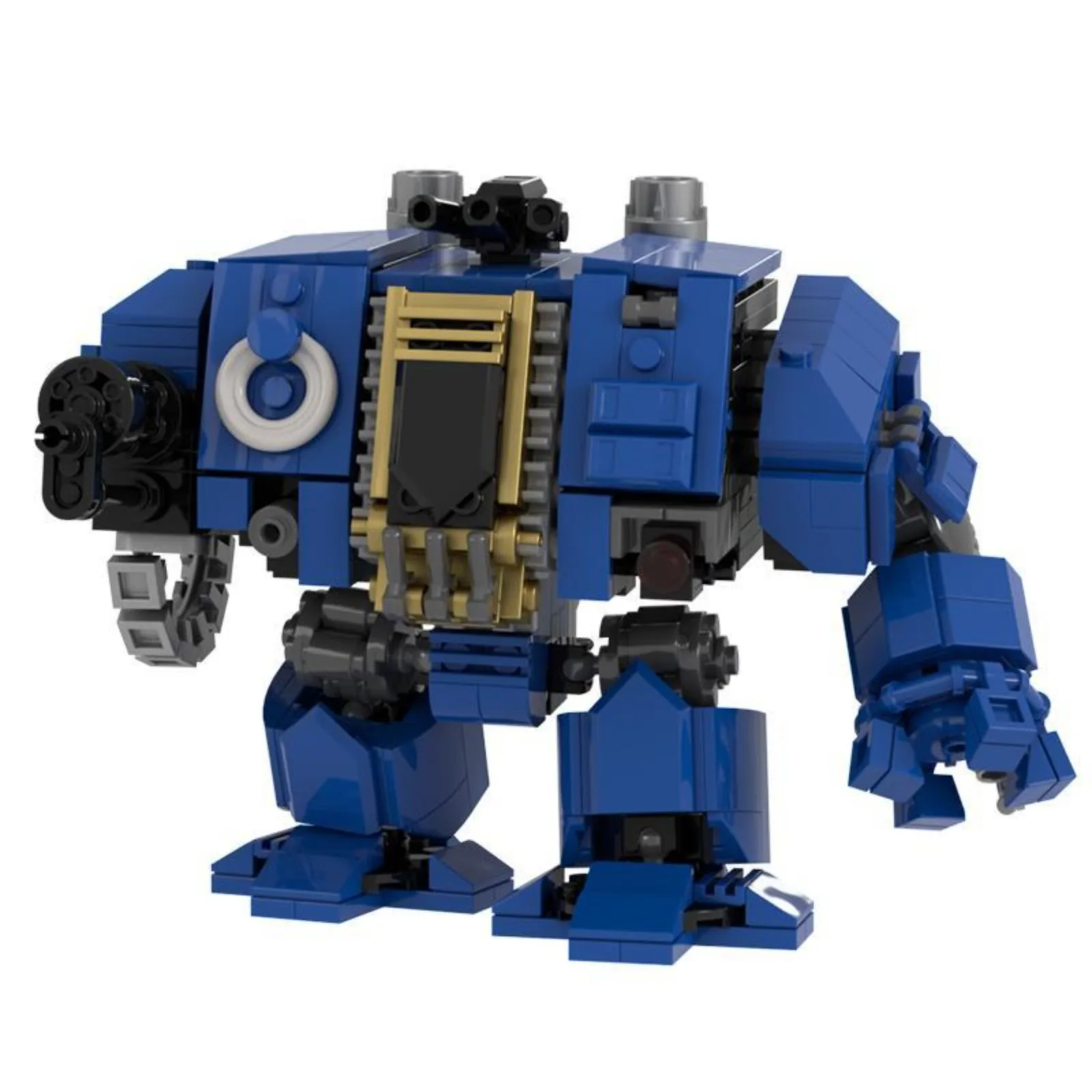 

Набор строительных блоков MOC - железная литая модель воина-меха, креативная игрушка «сделай сам»