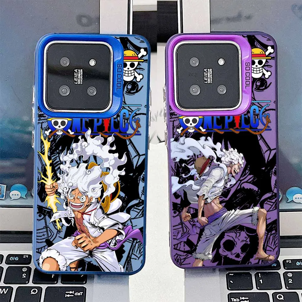 One Piece Anime For Xiaomi 15T 14T 13 12T 11 POCO F3 F4 F6 F7 X3 X5 X6 X7 Redmi K60 15 15C Colorful Phone Case