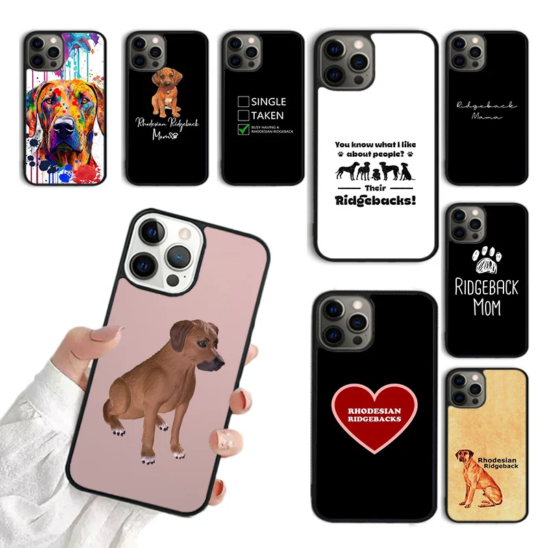 Rhodesian Ridgeback Puppy Dog Phone Case For iPhone 15 16 11 12 13 14 Pro Max Mini Cover For iPhone Max 7 8 Plus Fundas