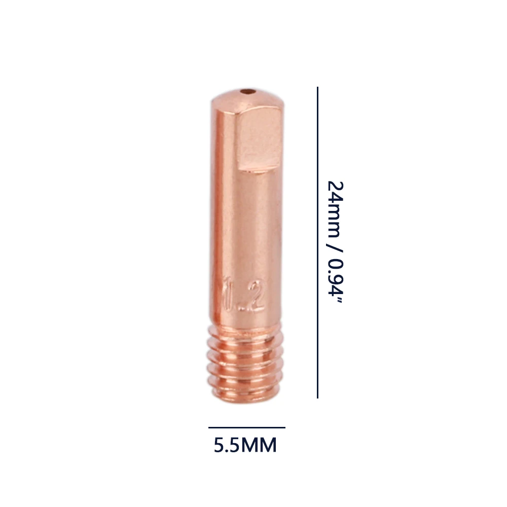 7 pezzi punte per ugelli senza gas per Century FC90 alimentazione a filo animato K3493-1 035 0.9mm FC90 saldatrice MIG torcia per saldatura Accessori per saldatura