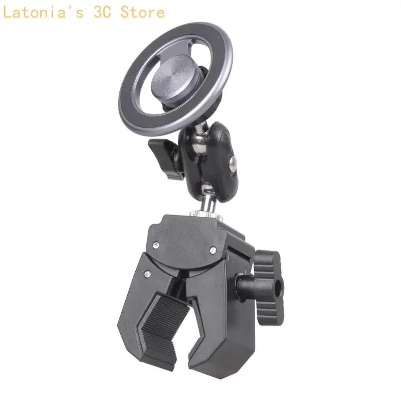 Verstellbarer magnetischer Telefonständer für Lenker-Fitnessgeräte und Kinderwagen X3UB – Detail 3