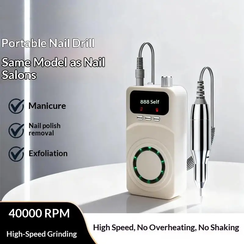 

Электрический набор для маникюра 2 в 1 с УФ-лампой и LED-дисплеем, профессиональный инструмент для полировки ногтей для дома и салона.