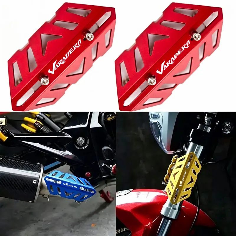For Honda Varadero XL1000 1000 XL125 XL1000V XL125 XL125V Motorcycle front fork protective cover and exhaust pipe decorative