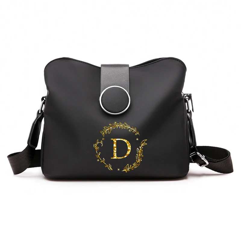 26-летняя сумка через плечо с принтом, женская повседневная сумка на плечо, Оксфорд, большая вместительная сумка для покупок с регулируемым плечевым ремнем