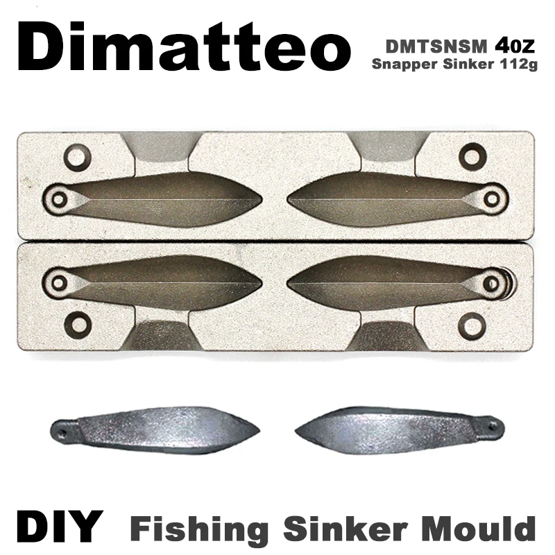 Molde de plomo Dimatteo – Plomos para pesca de pargo