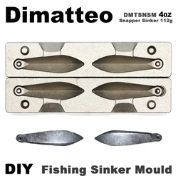 Dimatteo DIY Fishing Snapper Sinker Mould DMTSNSM/4oz Snapper Sinker 112g 2 Cavities