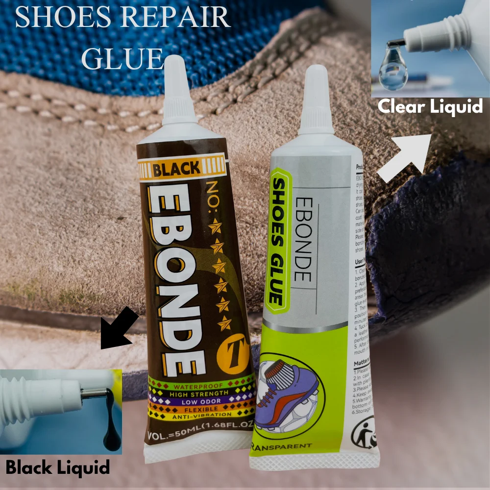 Super Strong Shoe Glues DIY Repairing Adhesive Universal Waterproof Washable for Sneakers Boot Leather Fast Repair Glue 15/50mL