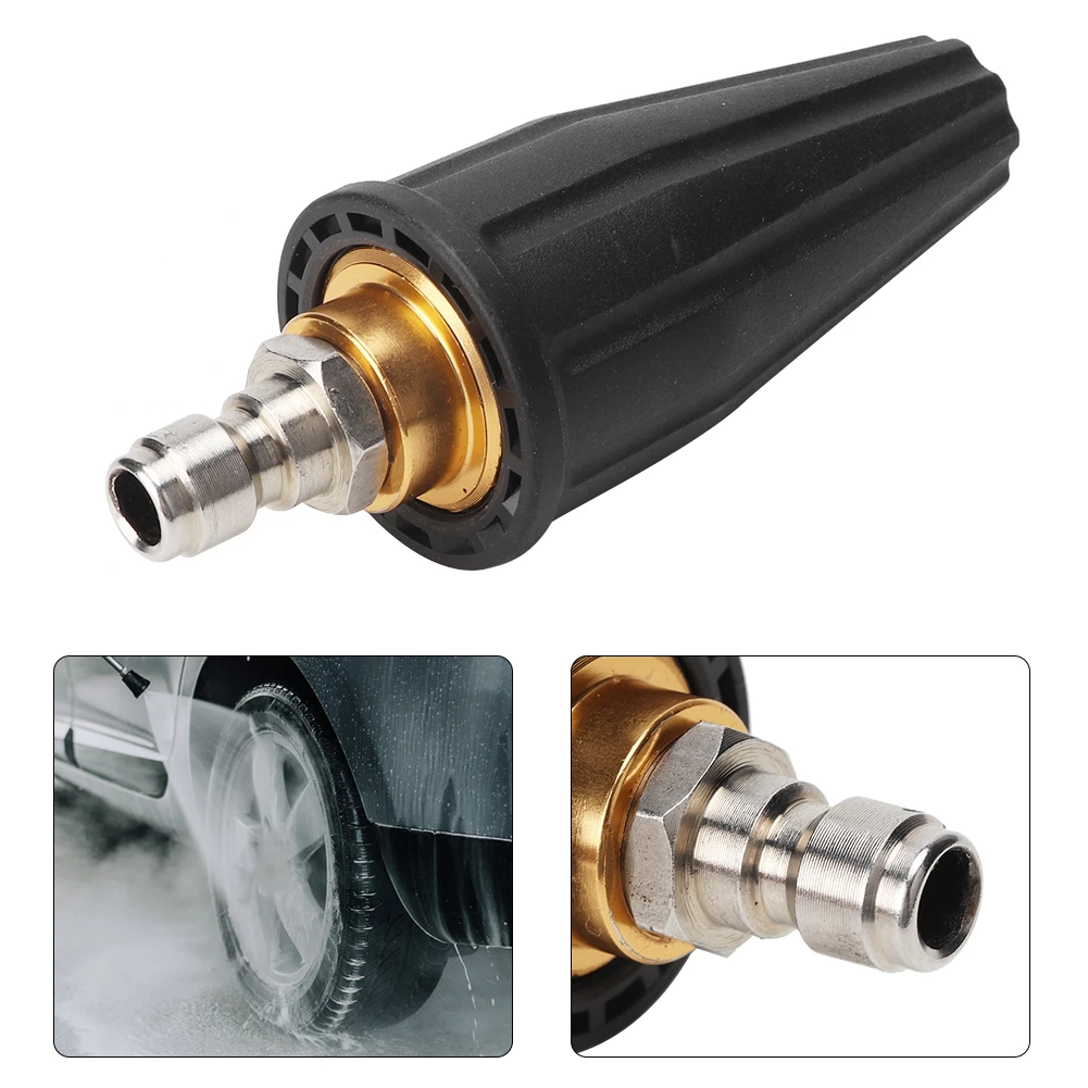 High Pressure Washer Rotating Turbo Spray Nozzle 1/4