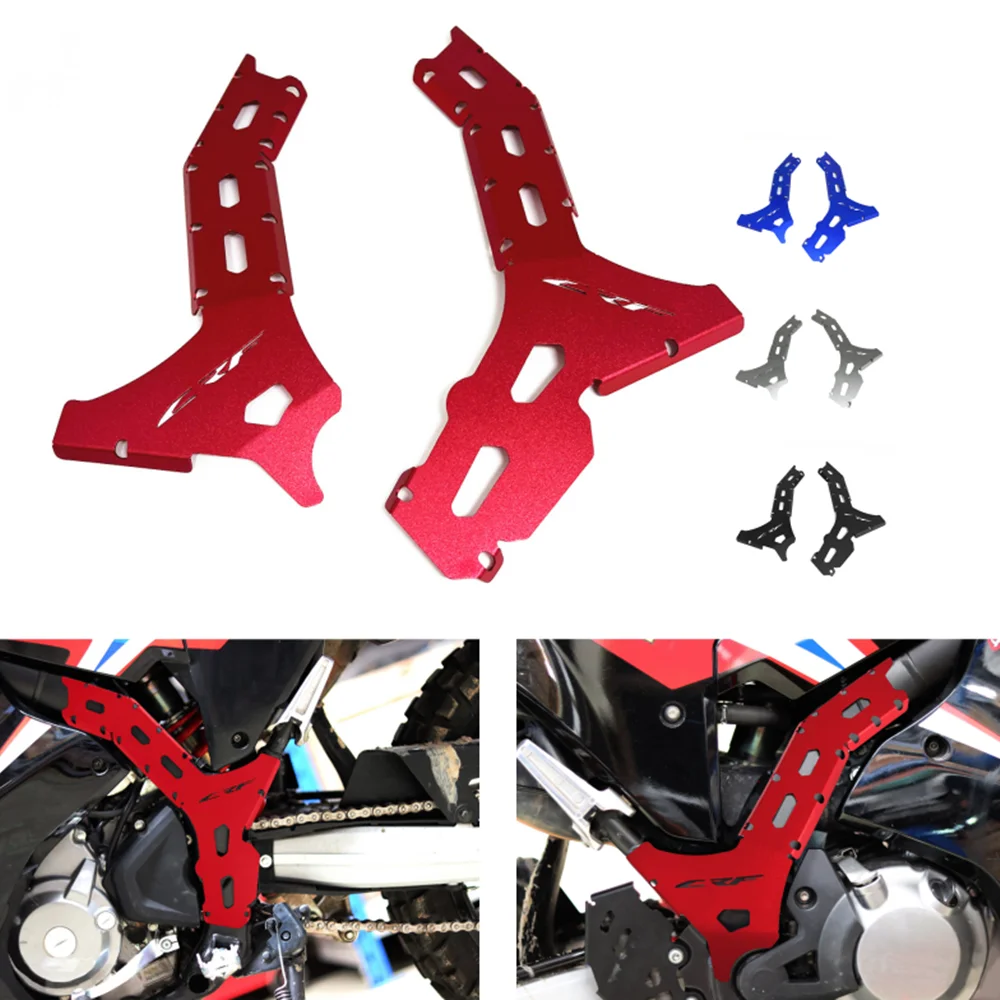 Motorcycle Accessories CRF Hollow LOGO Frame Guard Cover Protector For Honda CRF300L CRF300 Rally 300L 300 L 2021 2022