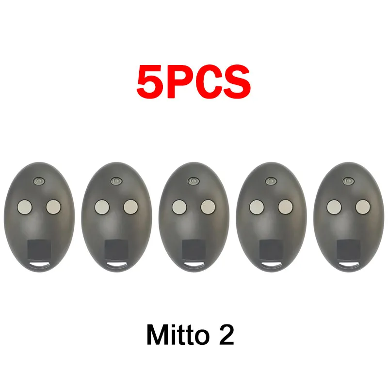 5PCS RCBS MITTO 2 MITTO 4 Garage Door Opener Remote Control Garage Command 433.92MHz