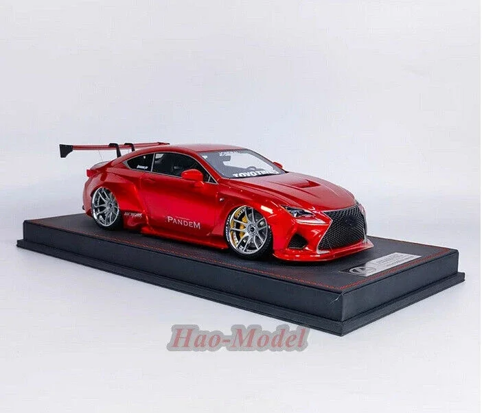 GST 1:18 For LEXUS RC Rocket Bunny Resin Diecast Car Model Simulation Toy Boys Birthday Gift Hobby Display Collection Red/Yellow