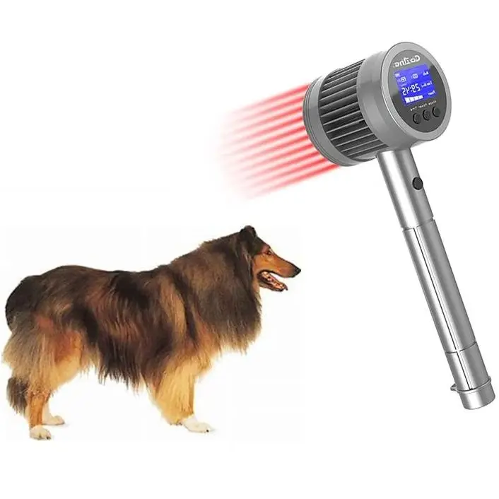 

Veterinary & Home Use Cold Laser - COZING 1295mW 650nm/808nm Light Therapy Device for Pet Recovery and Human Pain Relief