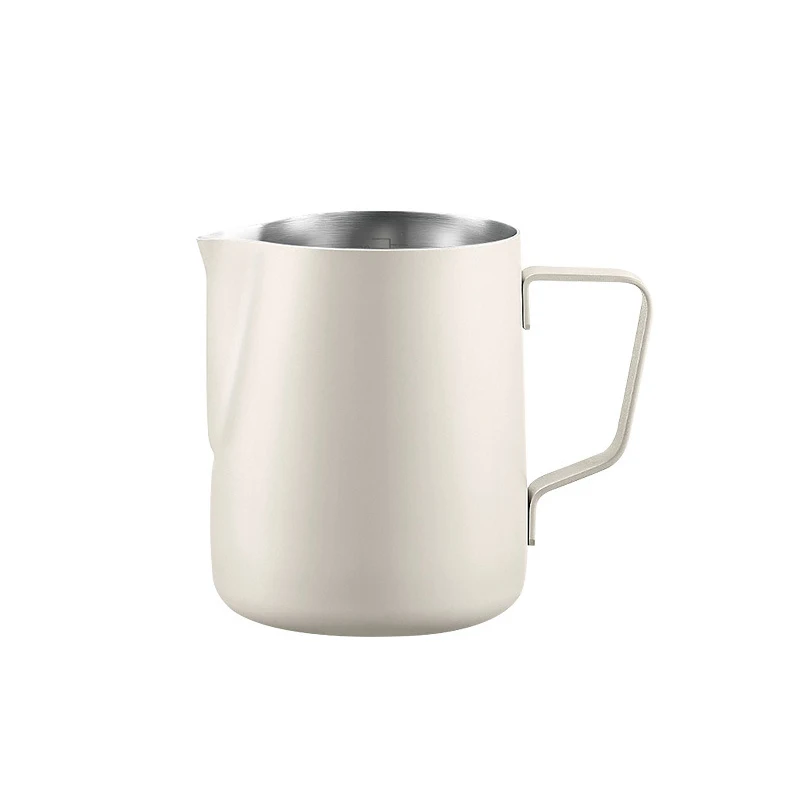 600ml Reusable Black Stainless Steel Milk Pitcher Classic Espresso Latte Art Cream Frothing Coffee Milk Creamer Coffee Machine