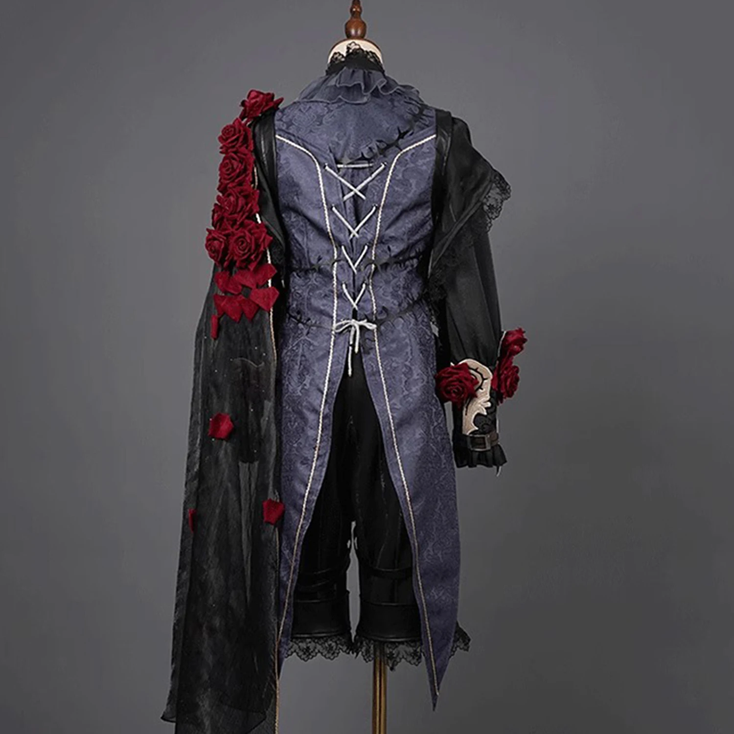 Juego Identity V Luminary Emile disfraz de Cosplay juego de rol Comic Con niños disfraz fiesta de Halloween traje gótico negro